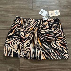 Tiger Mist Kittie Skort in zebra